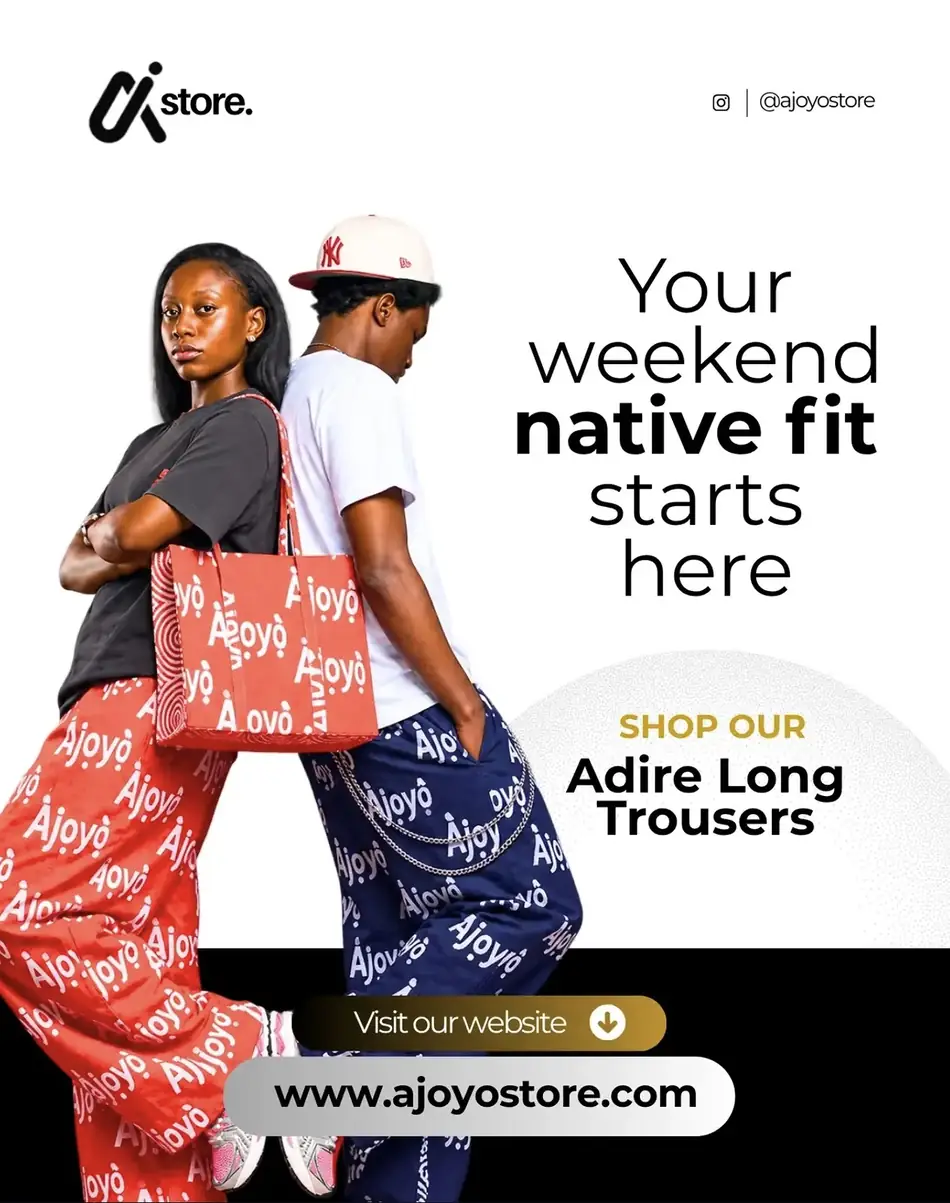 Your Weekend Native Fit — Ajoyo Store campaign